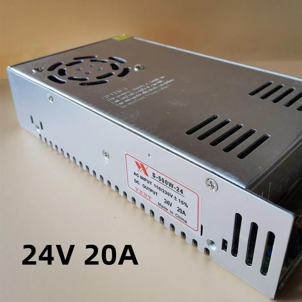 Power Supply Transformer 24V 20A LED Switch For 24V 5050 Led Strip
